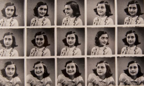 Photographs of Anne Frank taken in a department store booth.