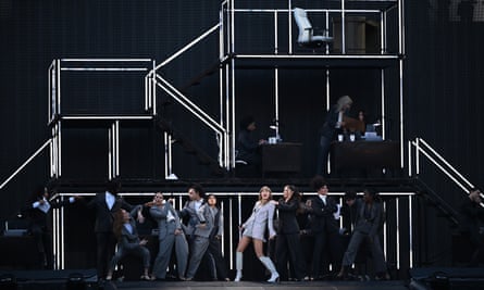Dancers rock ‘corpcore’ during Taylor Swift’s Eras tour stop in Melbourne, Australia, in February.
