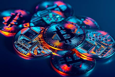 Cryptocurrency bitcoin token coins