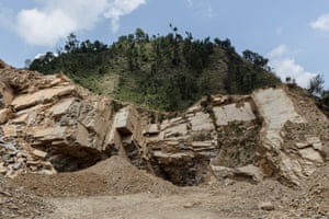 Stone quarry near Dhulikhel