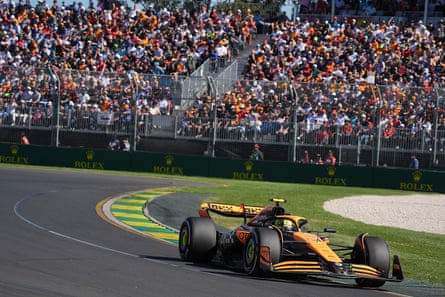 Lando Norris’s McLaren at the Australian GP