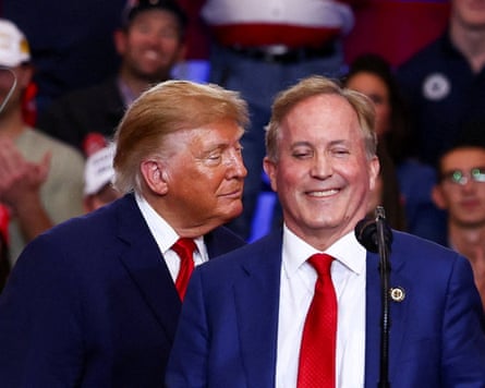 US President Trump campaigns in TexasRepublican US Senate candidate Ken Paxton reacts during a midterm election rally beside US President Donald Trump, in Lubbock, Texas, US October 27, 2026. REUTERS/Kaylee Greenlee TPX IMAGES OF THE DAY
