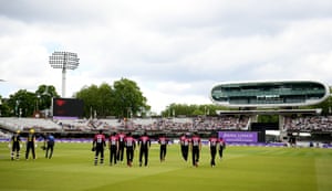 The scene in the Lord's.