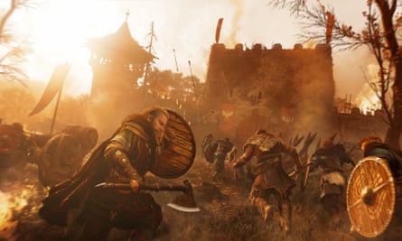 The heat of battle … Assassin’s Creed Valhalla.