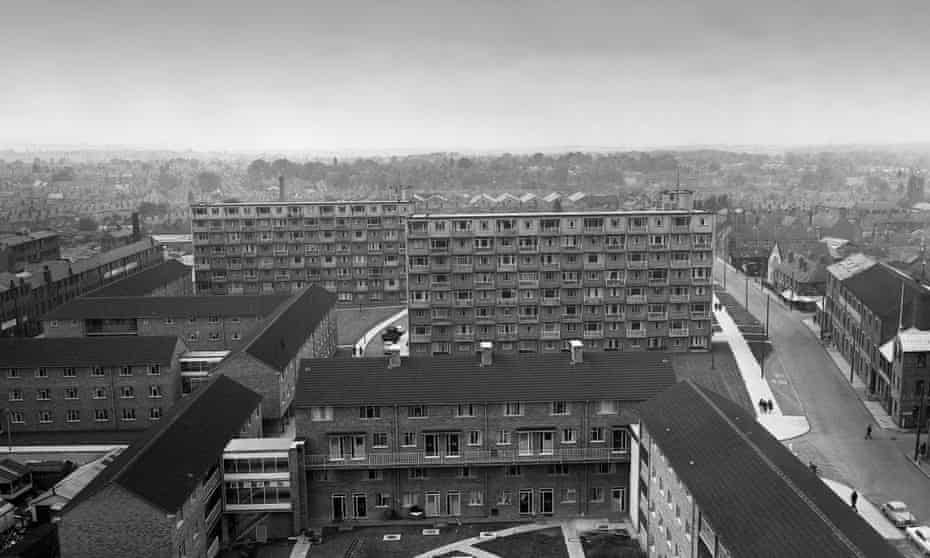Wolverhampton, Brickklin Street flats, 1961