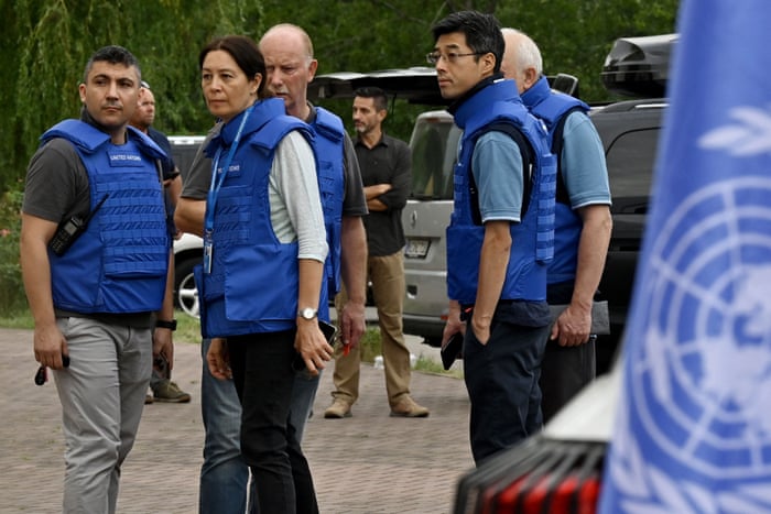 UN inspectors prepare to travel to the Russian-occupied Zaporozhye nuclear power plant in southern Ukraine.