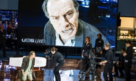 Bryan Cranston plays a TV anchorman who becomes a crazed celebrity guru in a stage production of Network.
