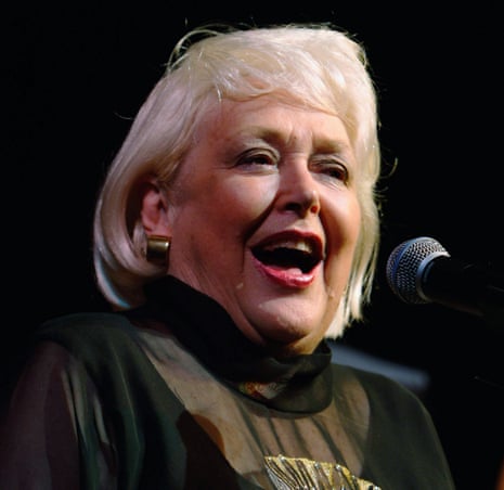 Australian actor Toni Lamond, known for her outstanding theatre roles, performing on stage