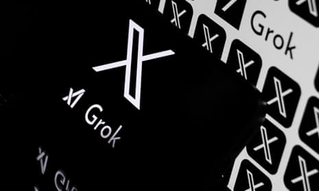 X logo next to Grog graphic