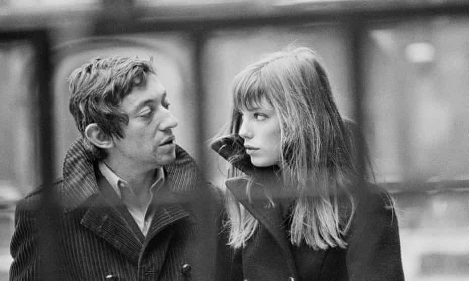 Jane Birking with Serge Gainsbourg in Paris, 1969