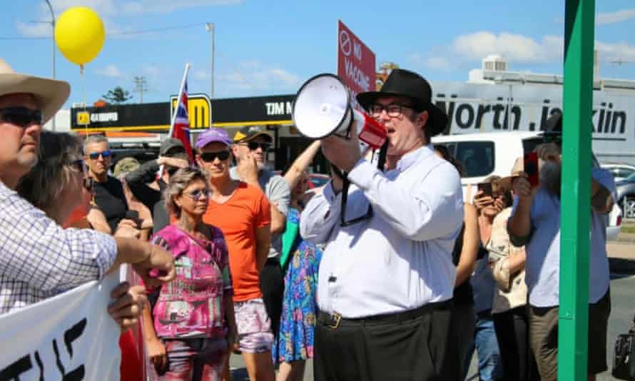 Nationals MP George Christensen attending anti-lockdown rally in Mackay, Queensland on 24 July 2021