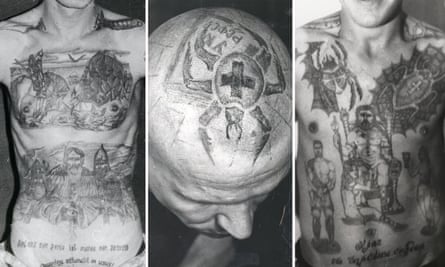 Tattoos of the kind worn by many of the vory in Russia
