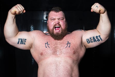 Eddie Hall, pictured in 2017 during his competitive days