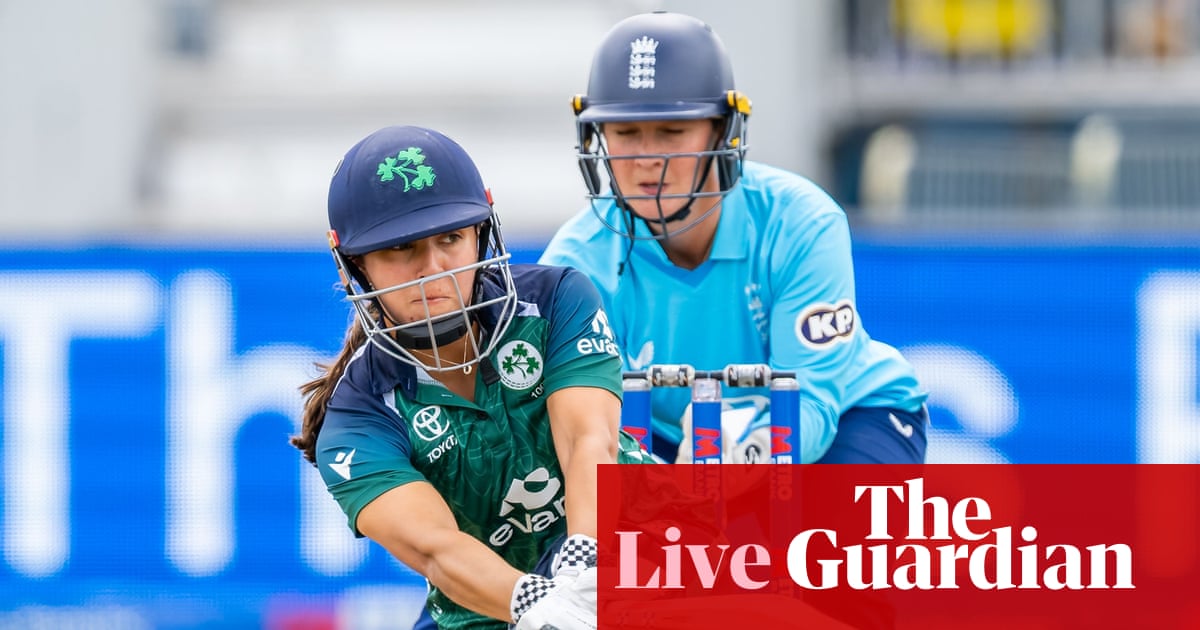 England v Ireland: second women’s cricket one-day international – live