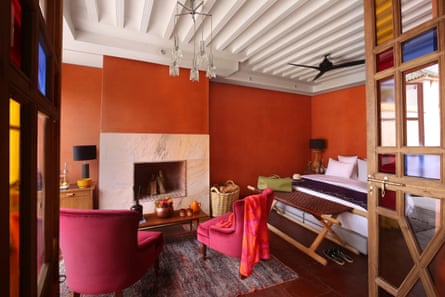 Large Orange Room with terrace