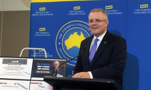 Scott Morrison during the election campaign