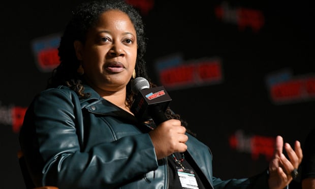 All the awards … NK Jemisin at New York Comic Con 2019.