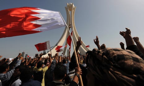 Arab spring protesters in Bahrain in 2011.