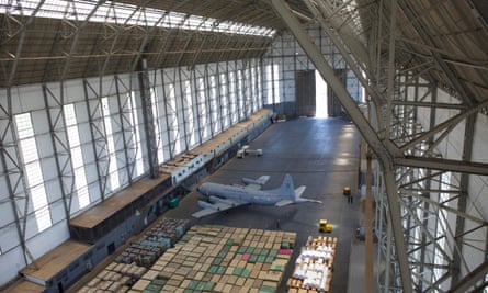 The zeppelin hangar in Santa Cruz is now used by the Brazilian air force.