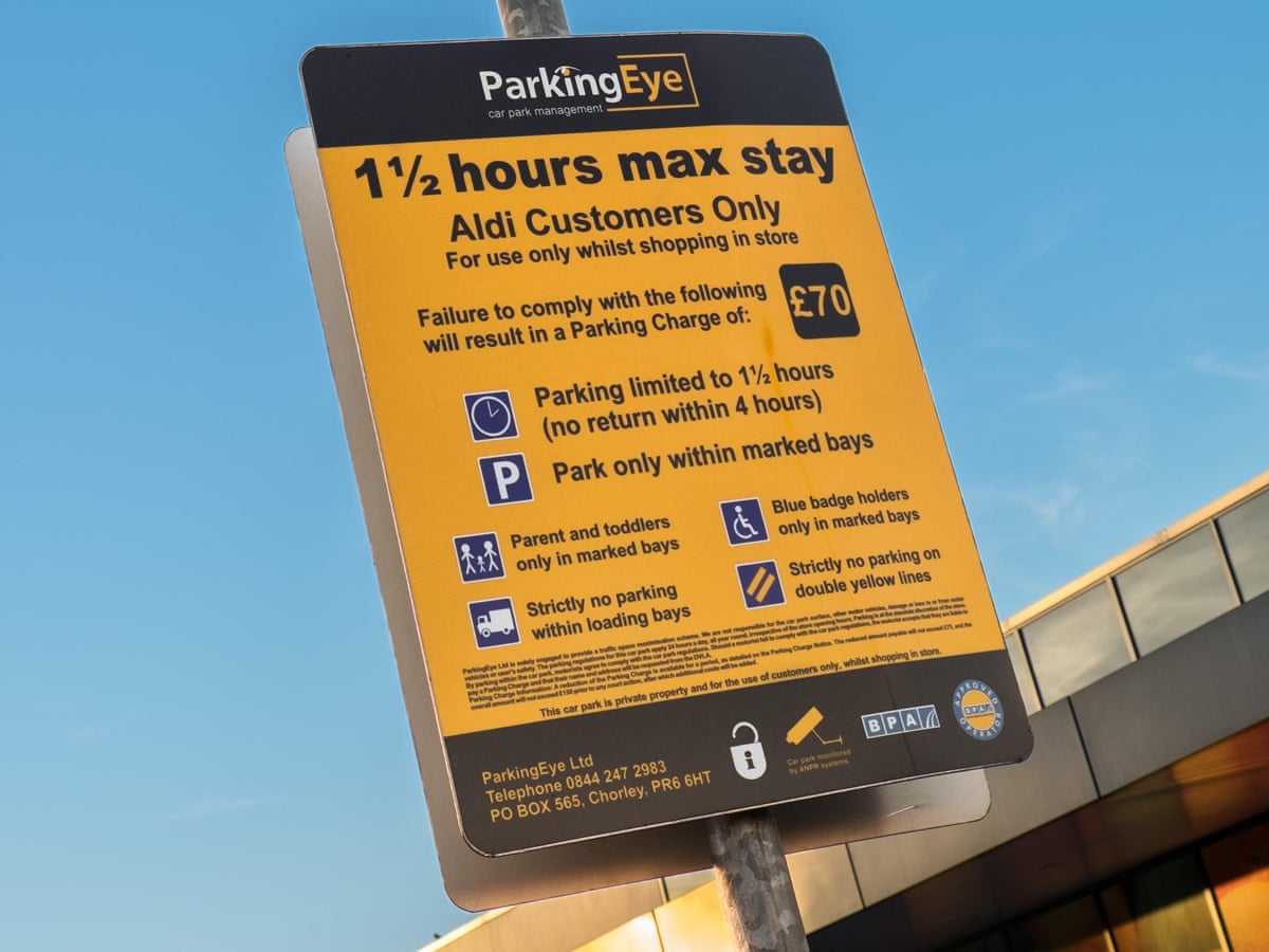 One thing I didn’t budget for at Aldi: £70 fine for 15 minutes