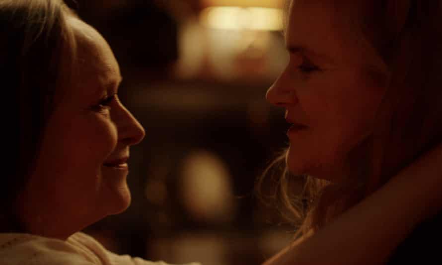 Thwarted love… Barbara Sukowa as Nina, right, and Martine Chevallier, as Madeleine in Two of Us.