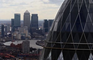 The London skyline.