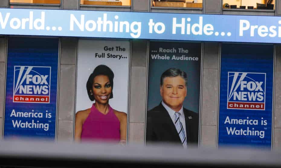 The Fox News offices in New York City, 11 October 2019.