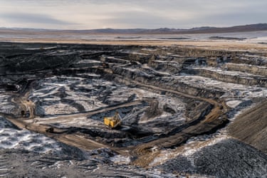 An open-cast coal mine