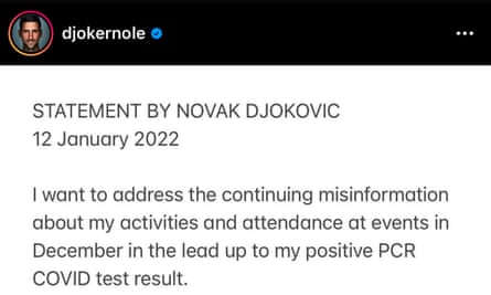 Djokovic Instagram