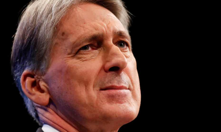 Philip Hammond at the Conservative party conference.