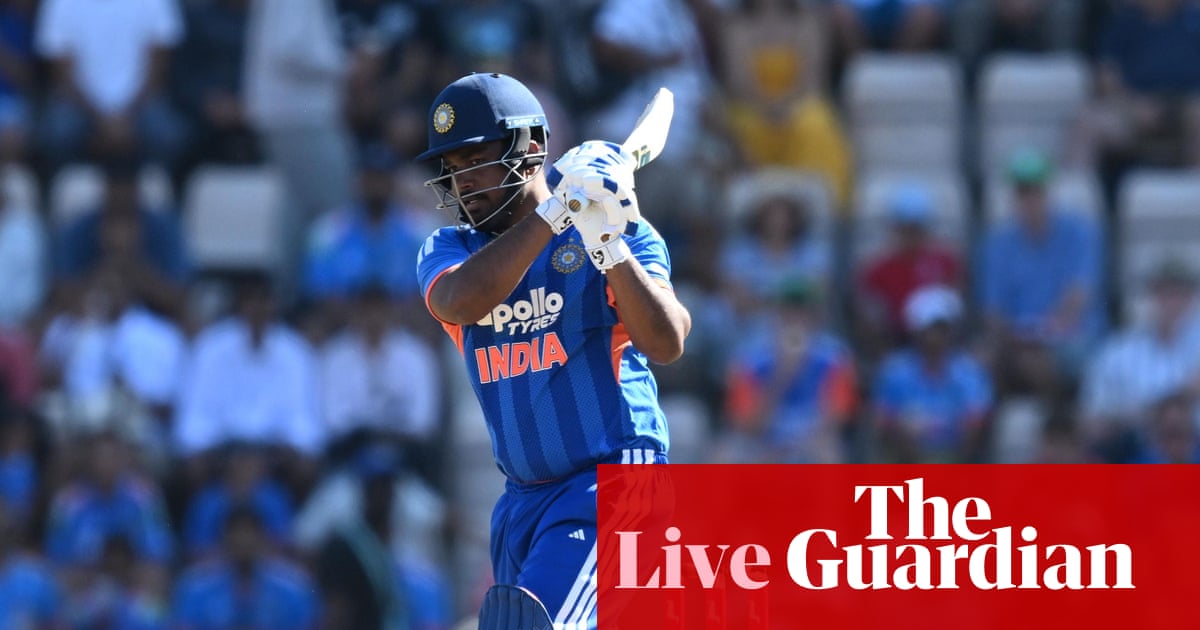England v India: fifth men’s T20 international – live