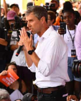 Beto O’Rourke speaks.