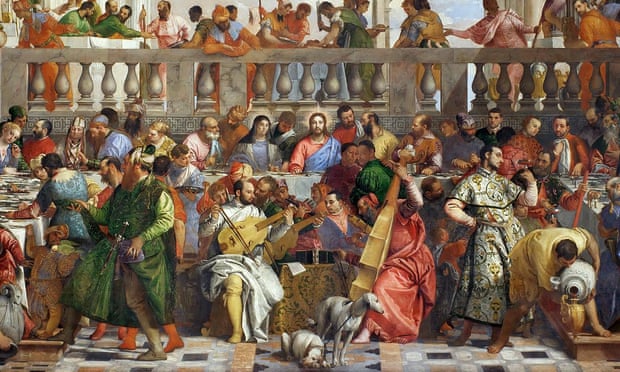Detail from Veronese's Marriage at Cana