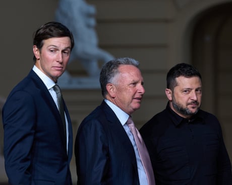 Ukraine war briefing: US envoys leave Kyiv without breakthrough on ending war