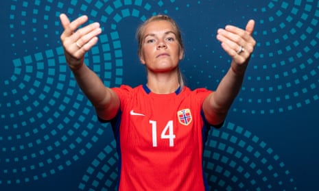 Ada Hegerberg pictured in Auckland, New Zealand, in the buildup to the World Cup. 