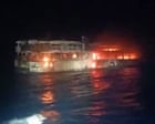 Deadly Philippines ferry fire leaves scores of people missing