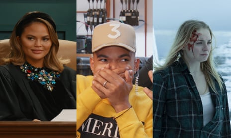 Chrissy Teigen in Chrissy’s Court, Chance the Rapper in Punk’d, and Sophie Turner in Survive.