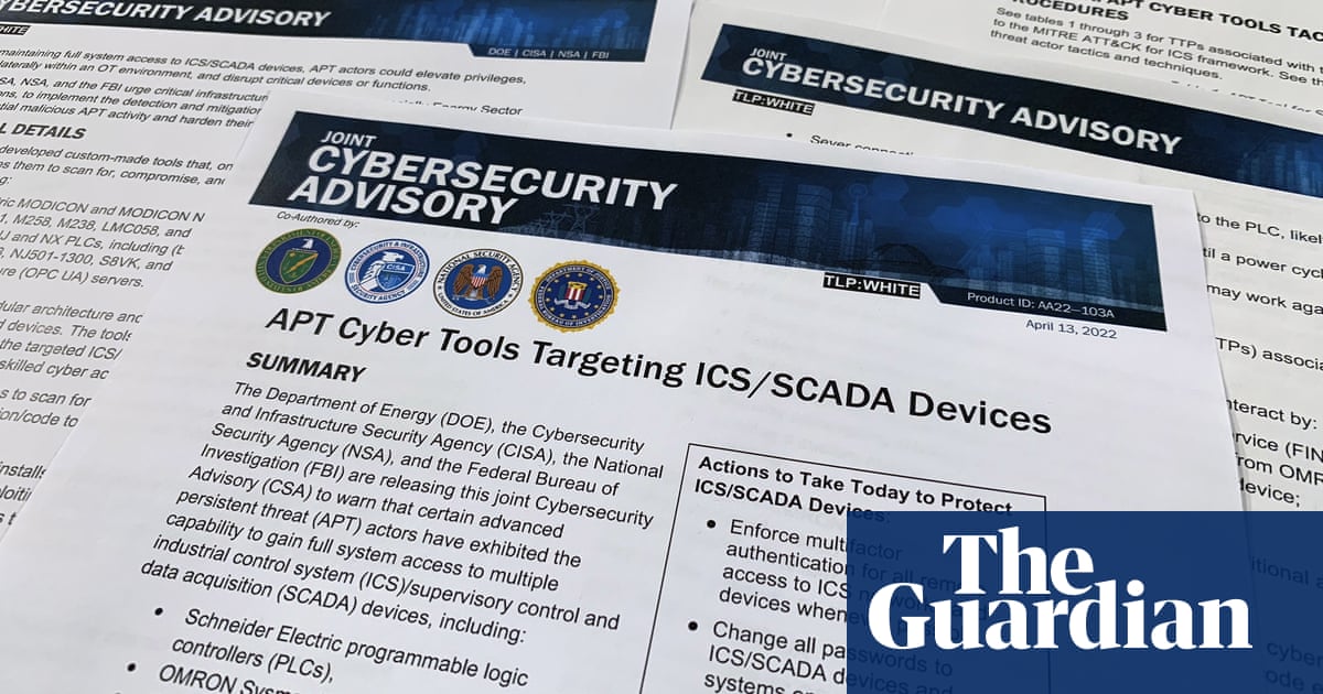 US federal alert warns of the discovery of malicious cyber tools – The Guardian