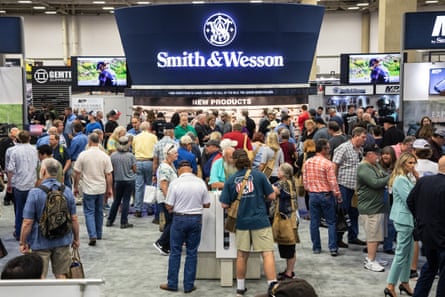 Smith &amp; Wesson at the NRA convention.