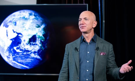 Jeff Bezos, who will go into space next month.