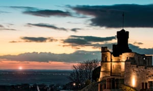 Lincoln Castle at dusk