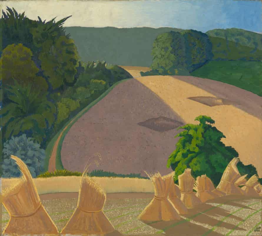 Idyllic view… John Nashs The Cornfield (1918).