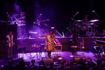 Monumental grooves … Kamasi Washington and band.