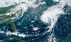 Fierce seas in US north-east as Ernesto regains hurricane strength over Atlantic
