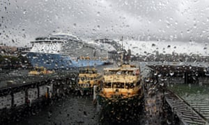 rain at Circuluar Quay