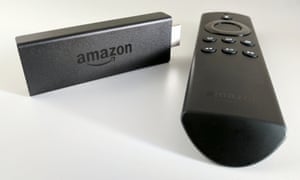 Amazon Fire TV Stick and remote.