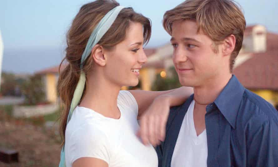 Barton with Benjamin McKenzie in The OC, 2003.