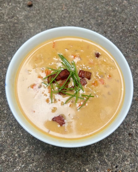 Felicity’s perfect beer cheese soup.