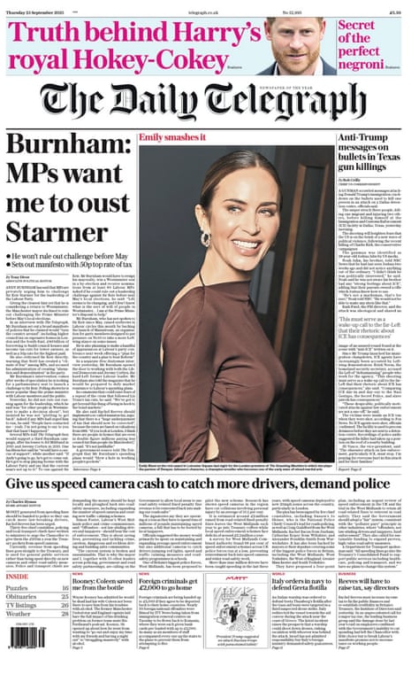 Telegraph splash