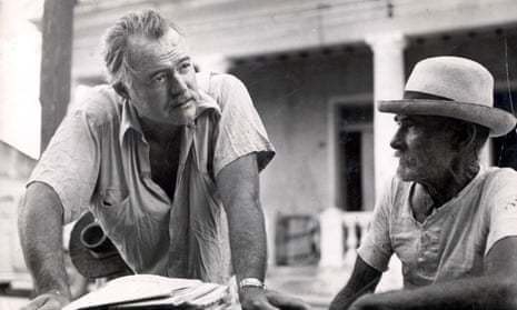Ernest Hemingway in Cuba, where he lived for 30 years.